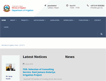 Tablet Screenshot of doi.gov.np